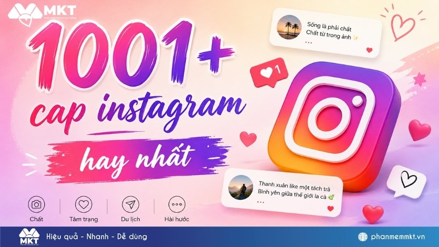 1001+ cap instagram hay nhất, cap IG thu hút