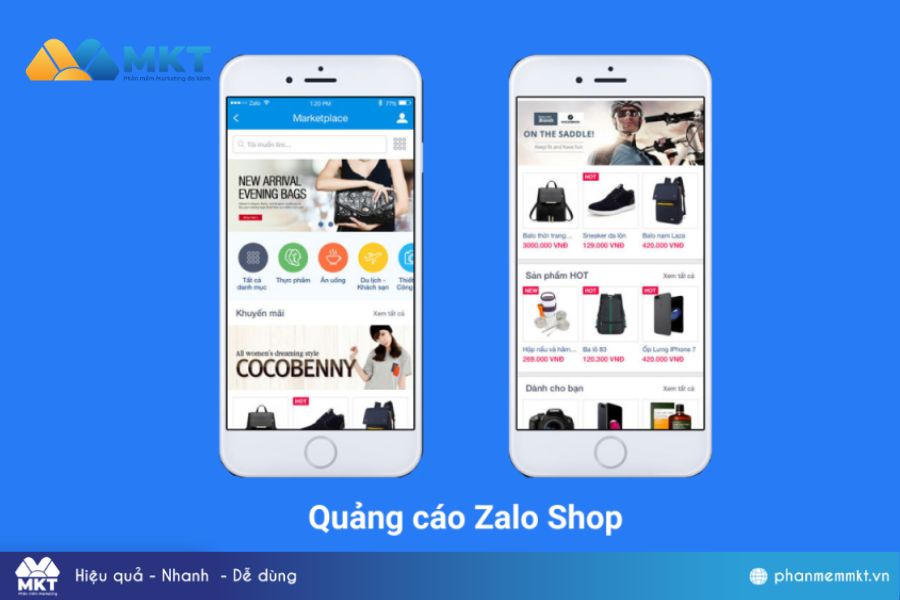 Quảng cáo sản phẩm - Zalo Shop