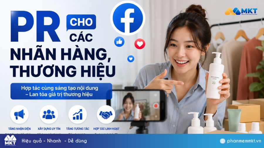 Bỏ túi 8 cách kiếm tiền từ Facebook Reels hiệu quả tại nhà 10 PR cho các nhãn hàng, thương hiệu