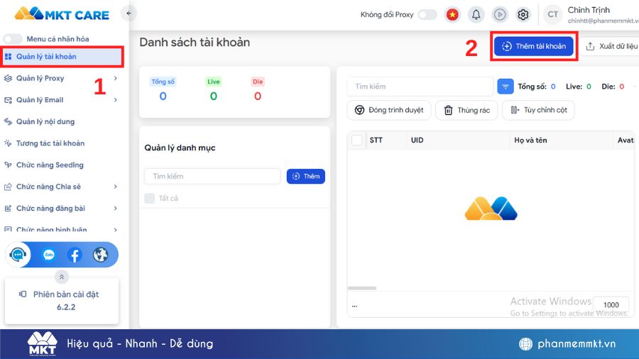 mua nick facebook chạy quảng cáo