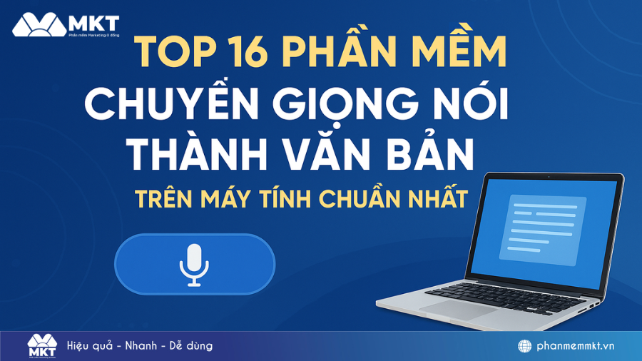 phần mềm chuyển giọng nói thành văn bản trên máy tính
