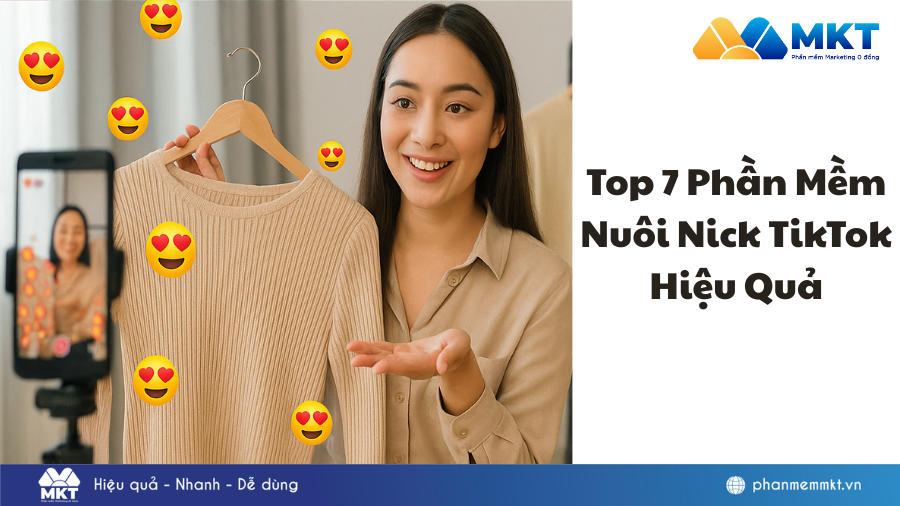 Phần mềm nuôi nick TikTok là gì?