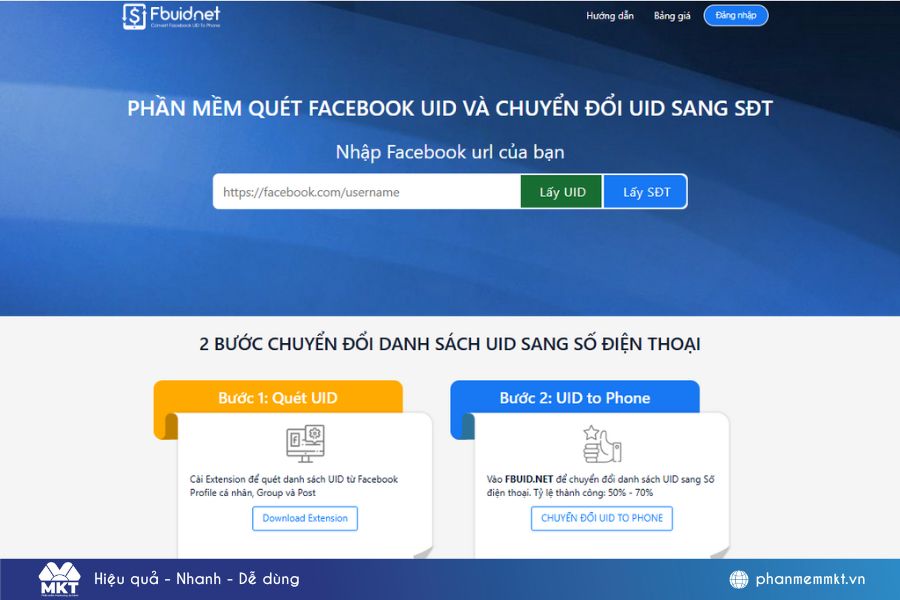 quét uid ra số điện thoại