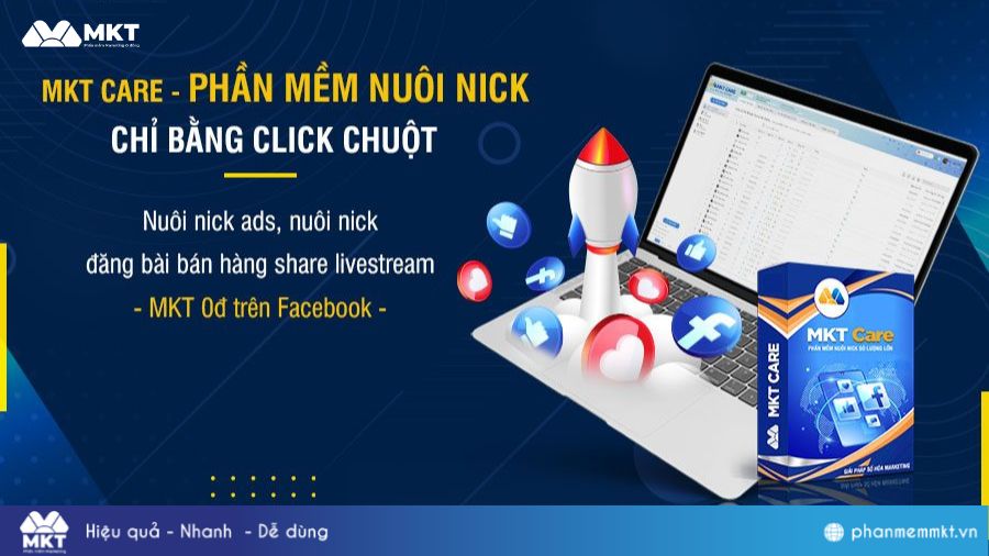 Tăng like Fanpage tự nhiên với phần mềm MKT Care