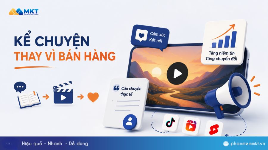 Viral Video Marketing là gì? Chiến lược tạo video viral từ A-Z 4 7 Yếu tố khiến một video dễ viral: Kể chuyện thay vì bán hàng
