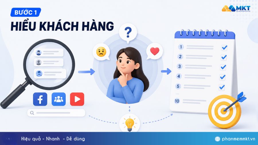 Viral Video Marketing là gì? Chiến lược tạo video viral từ A-Z 7 Bước 1: Hiểu khách hàng trước khi nghĩ đến ý tưởng