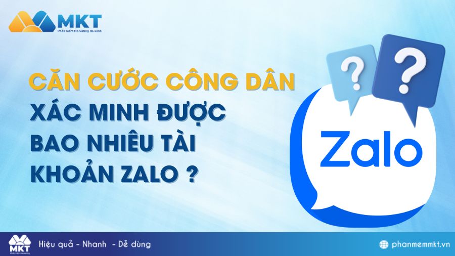 Giải đáp: 1 CCCD xác thực được bao nhiêu tài khoản Zalo