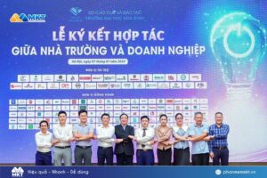 Lễ ký kết hợp tác giữa Công ty CP Giải pháp MKT và Trường Đại học Hòa Bình năm 2024