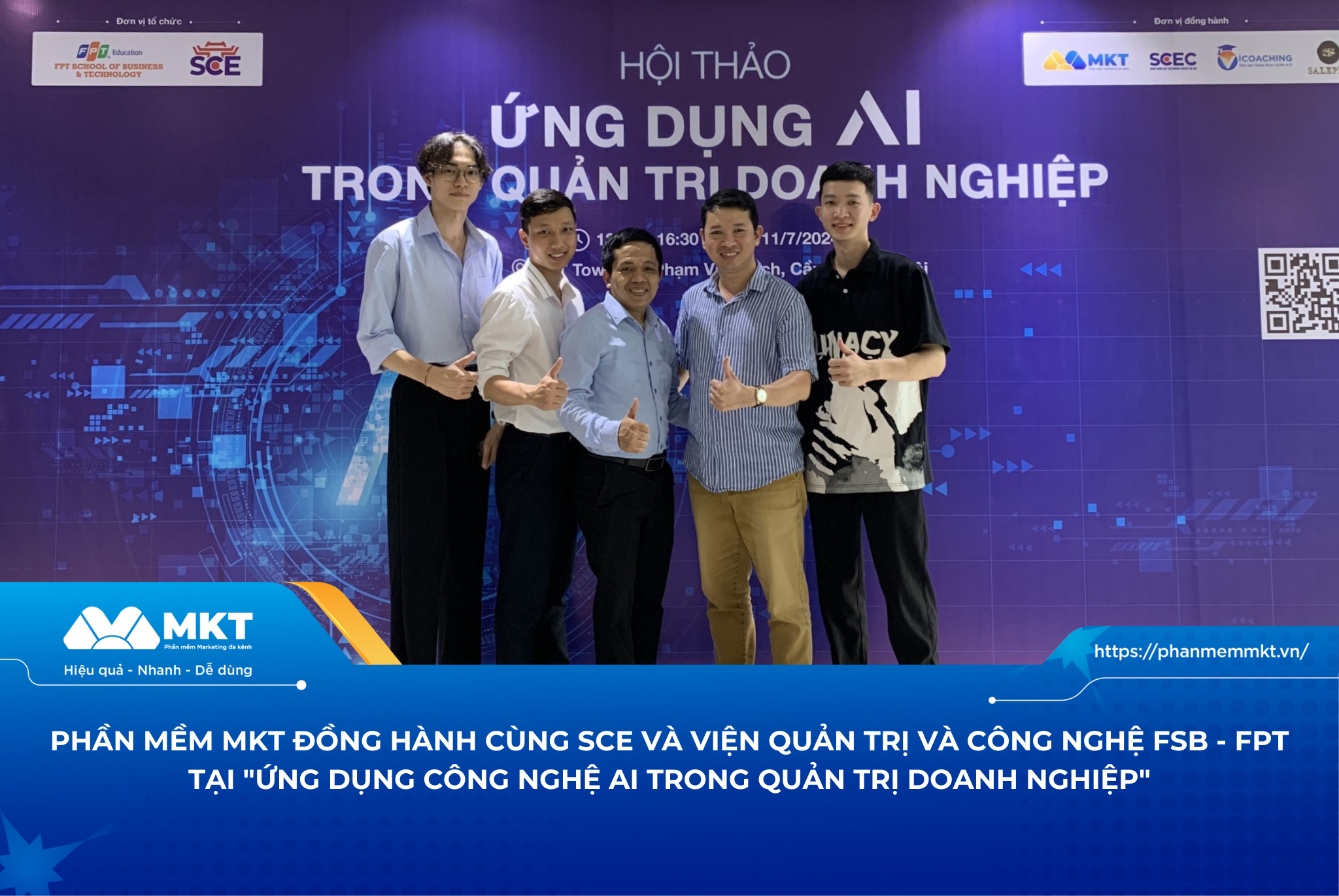 Phần mềm MKT tại "Ứng dụng Công nghệ AI trong Quản trị Doanh nghiệp"