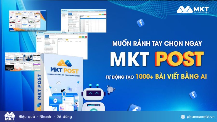 Tool nuôi nick Facebook, đăng bài tự động - MKT Post