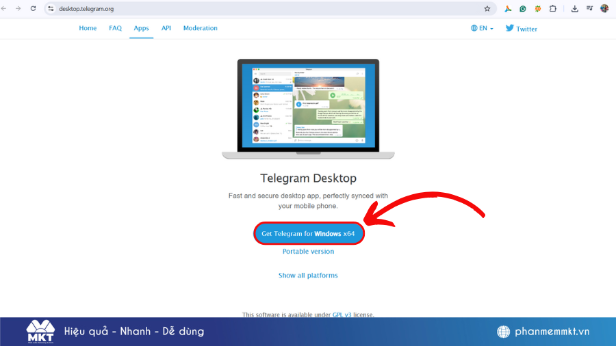 Cách mở chặn hiển thị nhóm chat Telegram trên iphone