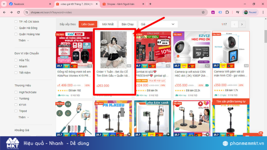 Cách tải video trên Shopee về máy tính