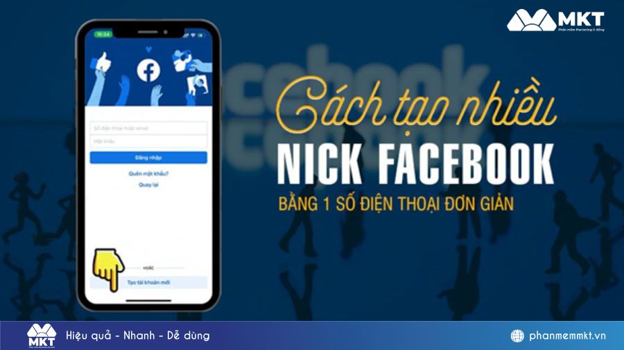 Cách tạo nhiều nick Facebook bằng 1 số điện thoại