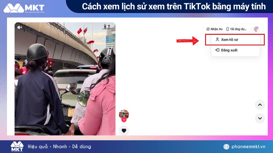 Cách xem lịch sử xem trên TikTok
