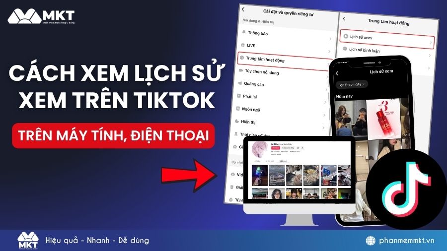 Cách xem lịch sử xem trên TikTok