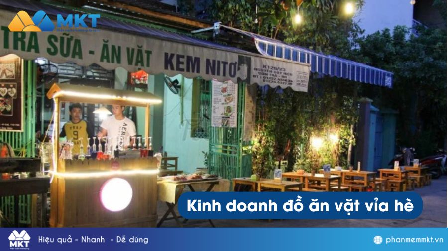 Kinh doanh đồ ăn vặt vỉa hè