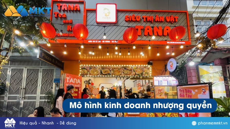 Mô hình kinh doanh đồ ăn vặt nhượng quyền 