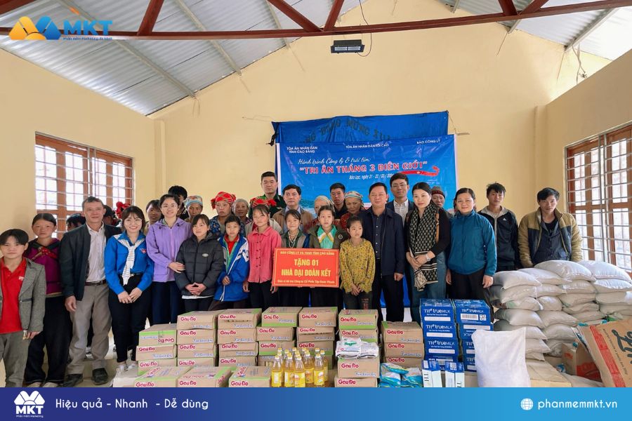 Phần mềm MKT thiện nguyện tại Cao Bằng, Hà Giang