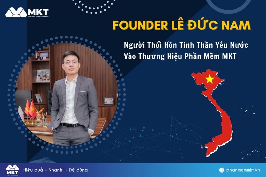 Founder phần mềm MKT - ông Lê Đức Nam