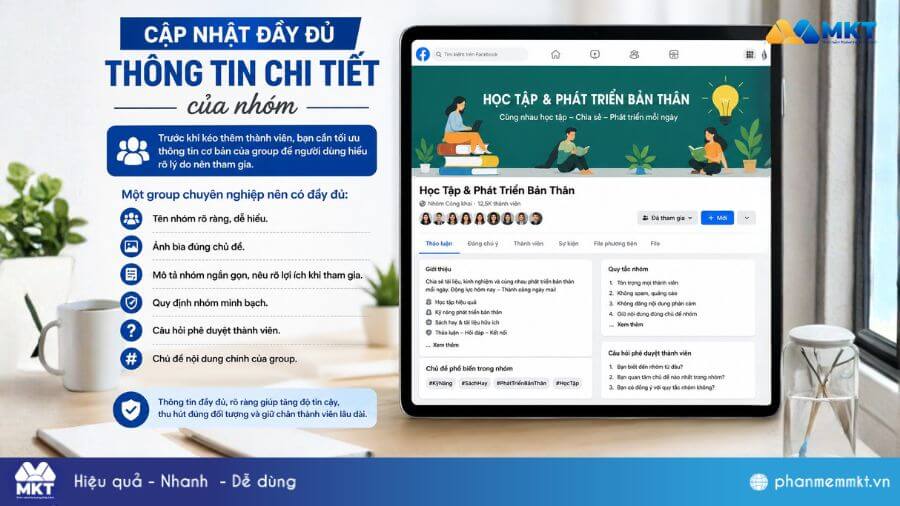 10+ Cách tăng thành viên Group Facebook miễn phí, nhanh chóng nhất 3 Cách tăng thành viên Group Facebook miễn phí: Cập nhật đầy đủ thông tin chi tiết của nhóm