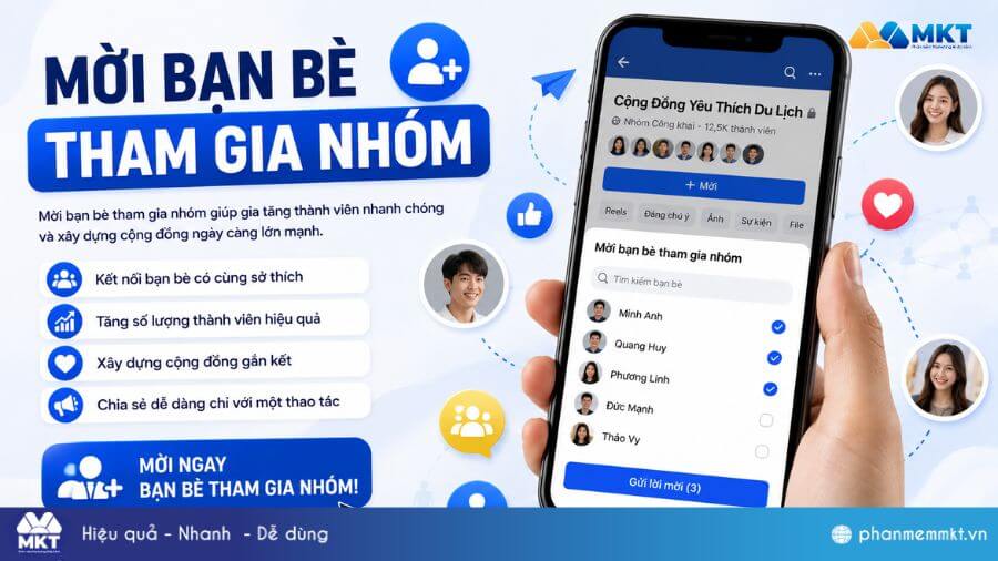 10+ Cách tăng thành viên Group Facebook miễn phí, nhanh chóng nhất 6 Mời bạn bè tham gia nhóm