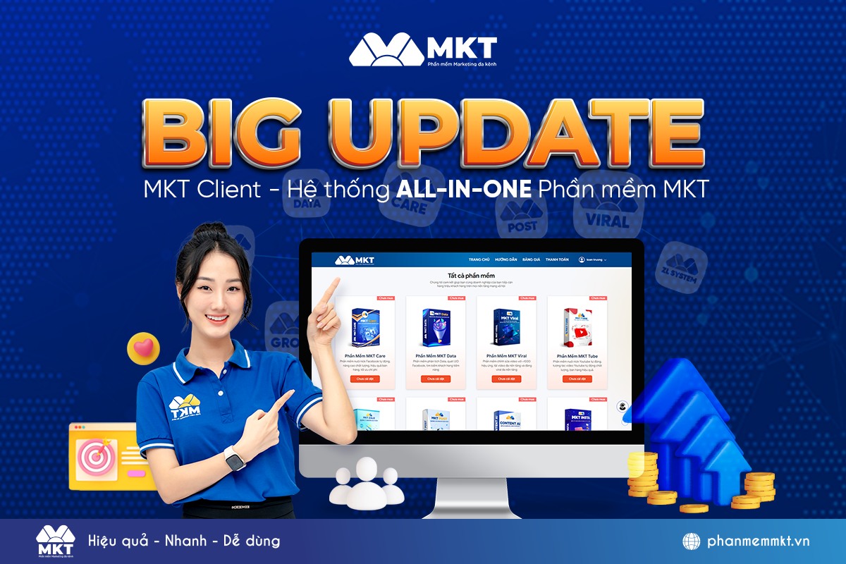 Hệ thống All - In - One của phần mềm MKT