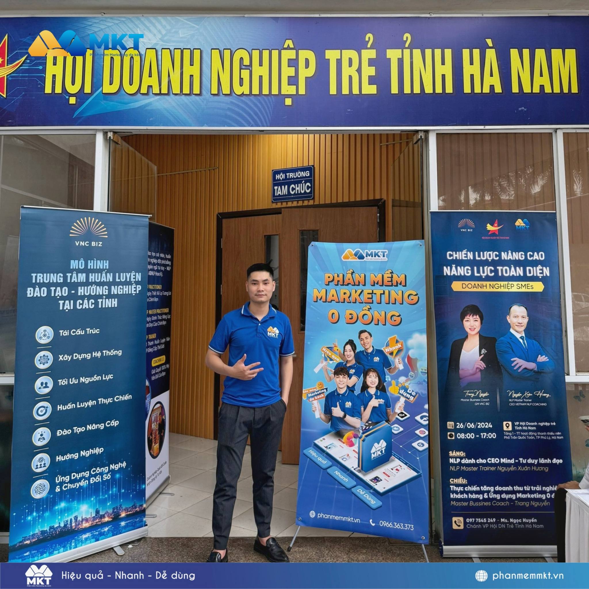 Phần mềm MKT đồng hành cùng hiệp hội doanh nghiệp trẻ