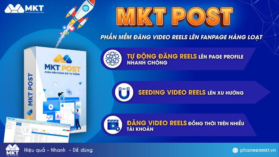 Phần mềm quản lý Fanpage với MKT Post