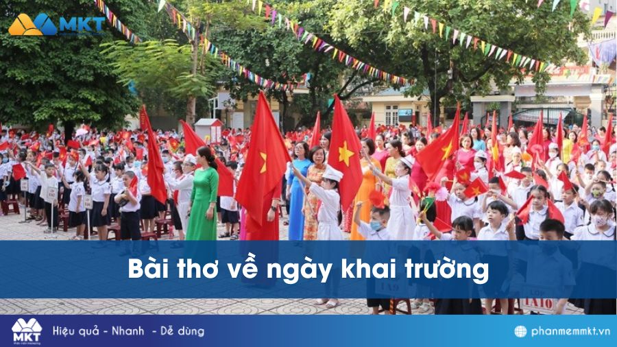 20+ bài thơ về ngày khai giảng năm học mới hay và ý nghĩa