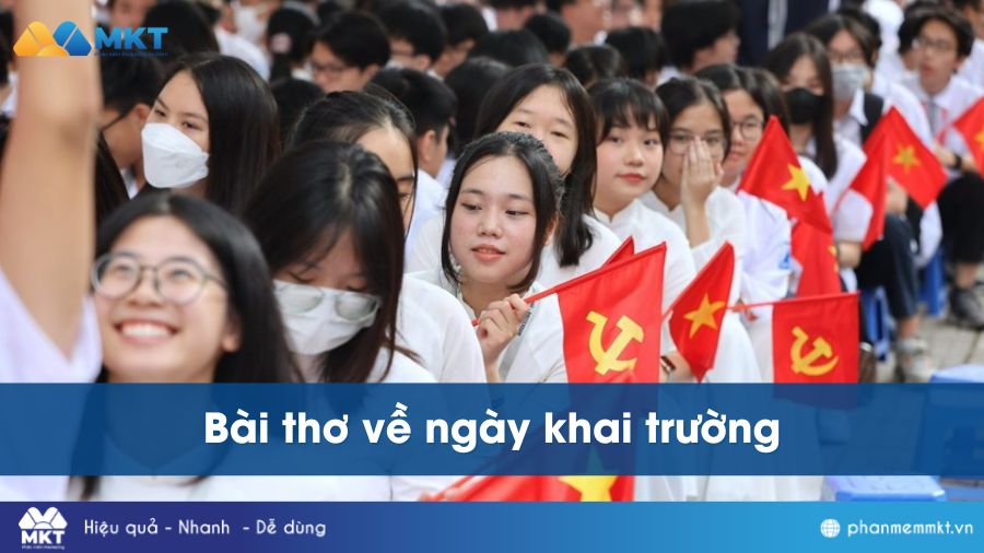 20+ bài thơ về ngày khai giảng năm học mới hay và ý nghĩa