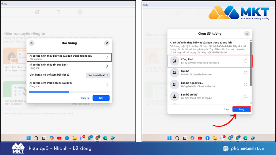 Cách bật chế độ công khai trên Facebook với bài viết