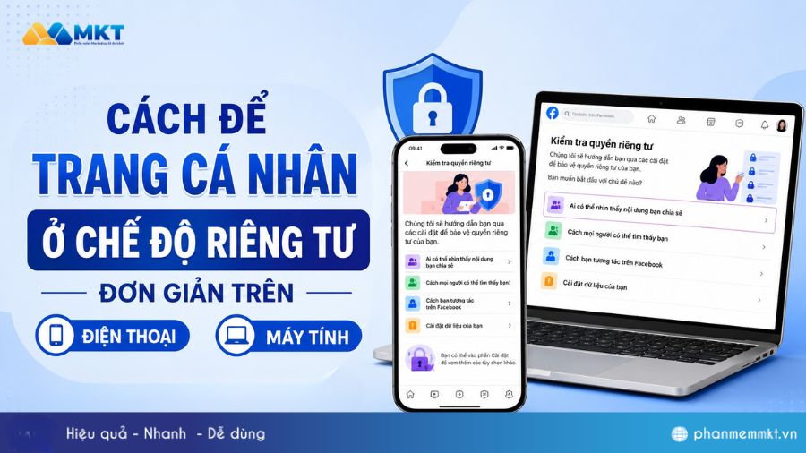 Cách để trang cá nhân ở chế độ riêng tư đơn giản trên điện thoại, máy tính 11 Cách để trang cá nhân ở chế độ riêng tư đơn giản