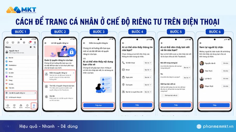 Cách để trang cá nhân ở chế độ riêng tư đơn giản trên điện thoại, máy tính 2 Cách để trang cá nhân ở chế độ riêng tư trên điện thoại