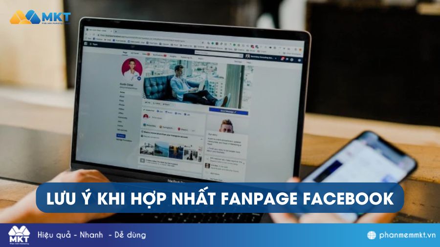 Cách gộp page trên Facebook