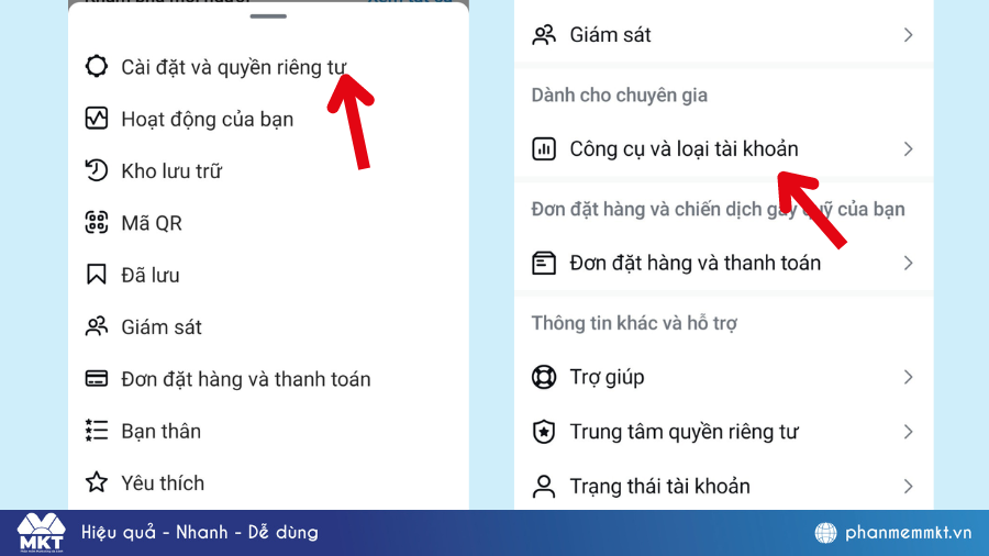 Cách chuyển tài khoản cá nhân Instagram sang blog cá nhân