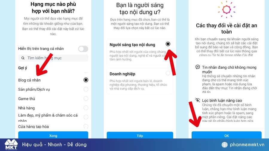 Cách chuyển tài khoản cá nhân Instagram sang blog cá nhân