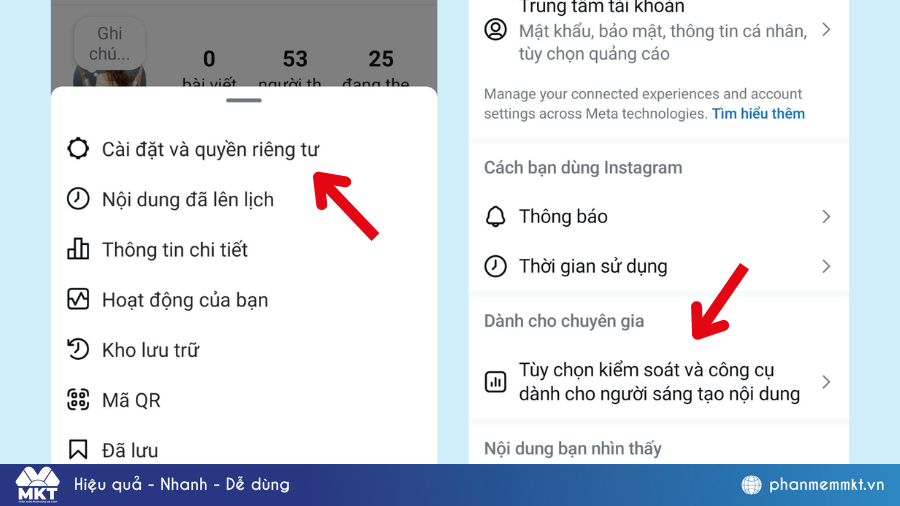 Cách gỡ Blog cá nhân trên Instagram