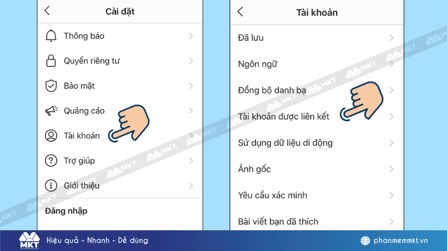 Cách liên kết Instagram với Facebook