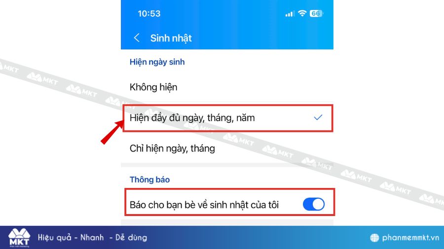 Cách tắt thông báo sinh nhật trên Zalo trên điện thoại