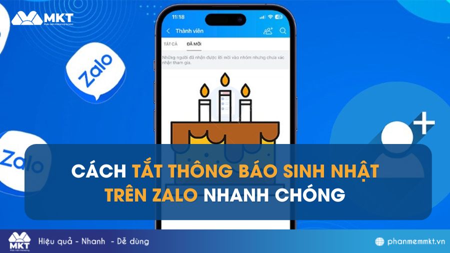 2 cách tắt thông báo sinh nhật trên Zalo