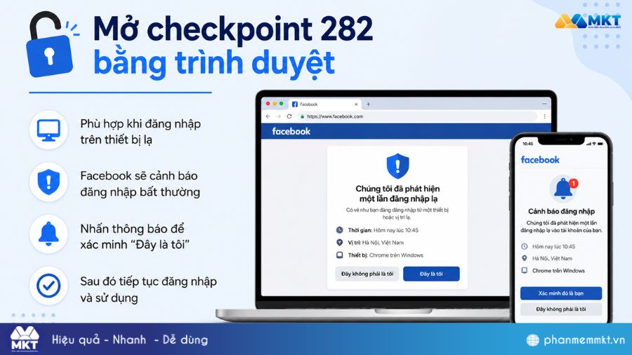 Checkpoint 282 là gì? Nguyên nhân bị lỗi checkpoint 282 và cách khắc phục 4 Mở checkpoint 282 bằng trình duyệt