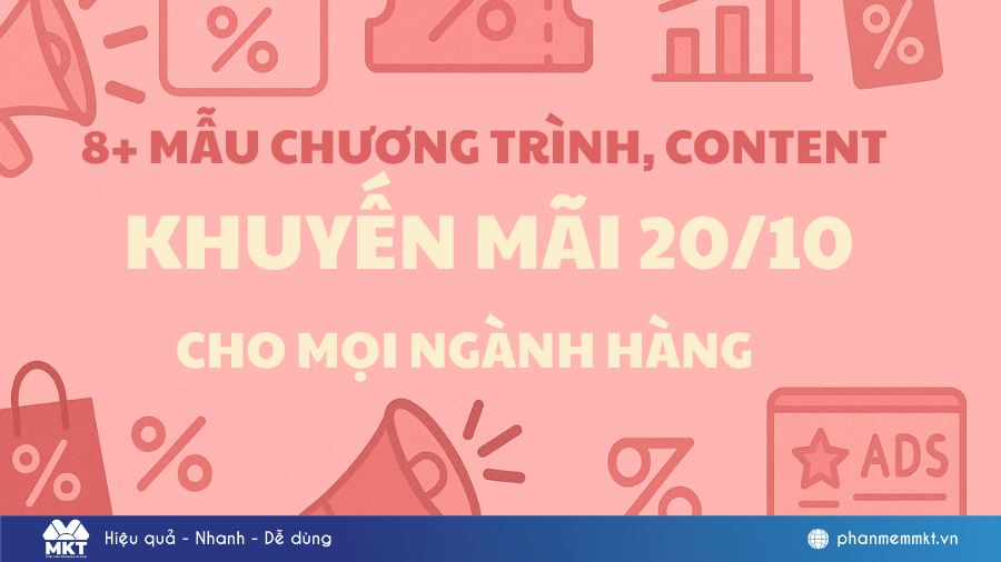 Mẫu content khuyến mãi 20/10