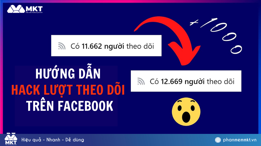 Hướng dẫn hack lượt theo dõi trên Facebook