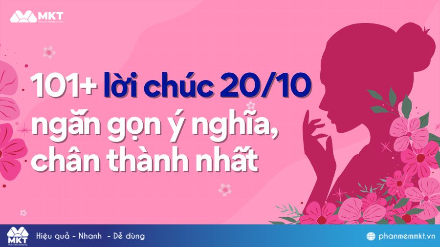 Những lời chúc 20/10 ngắn gọn ý nghĩa