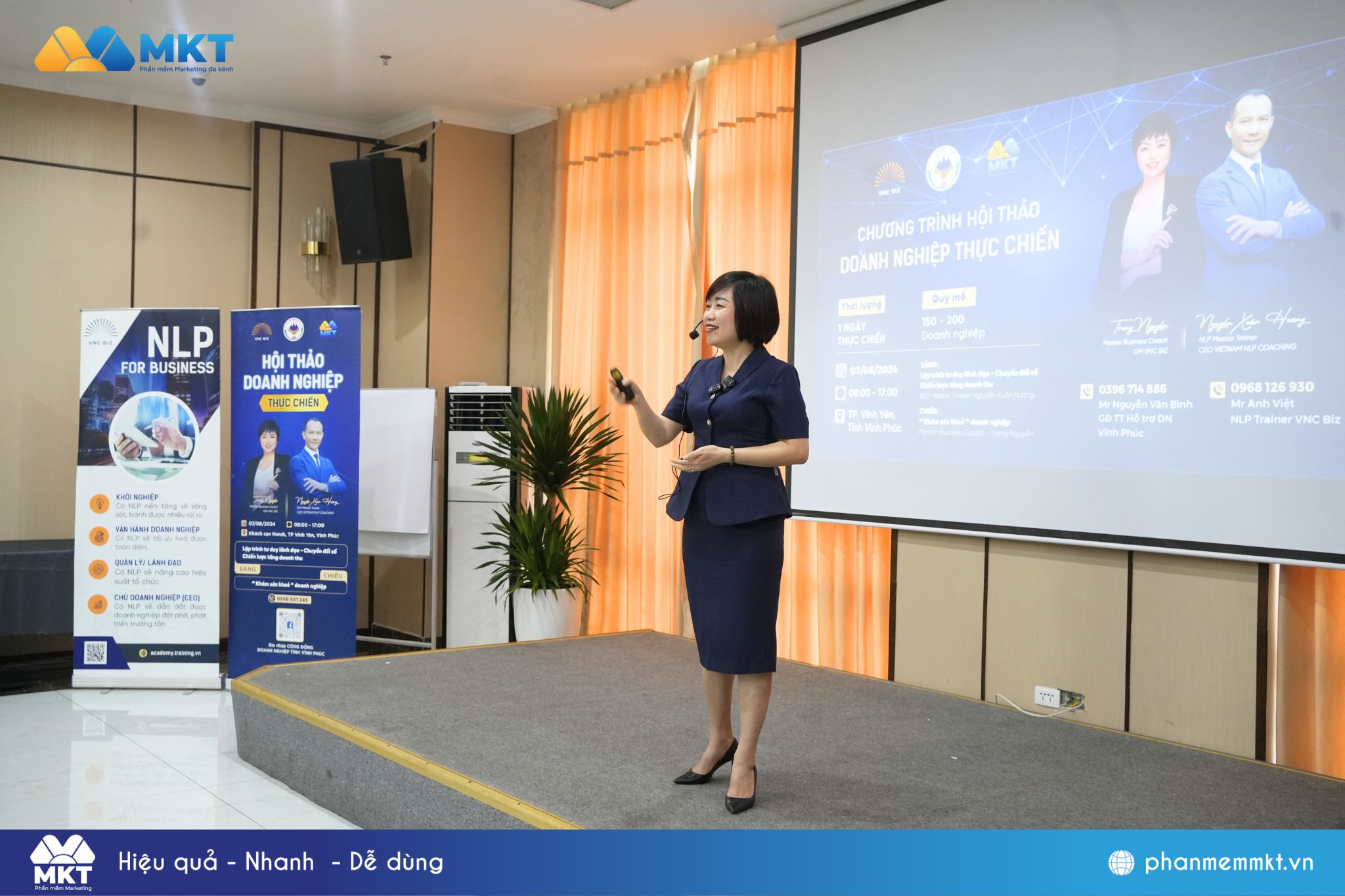 Phần mềm MKT tổ chức chuỗi sự kiện "Doanh nghiệp thực chiến" hỗ trợ hơn 800 doanh nghiệp trên toàn quốc 10 Master Business Coach Trang Nguyễn
