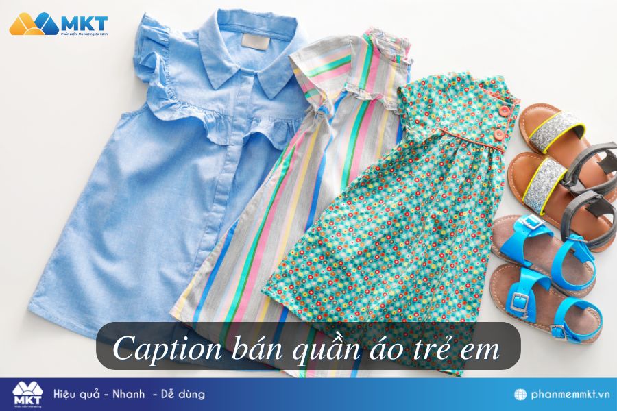 Caption bán quần áo trẻ em