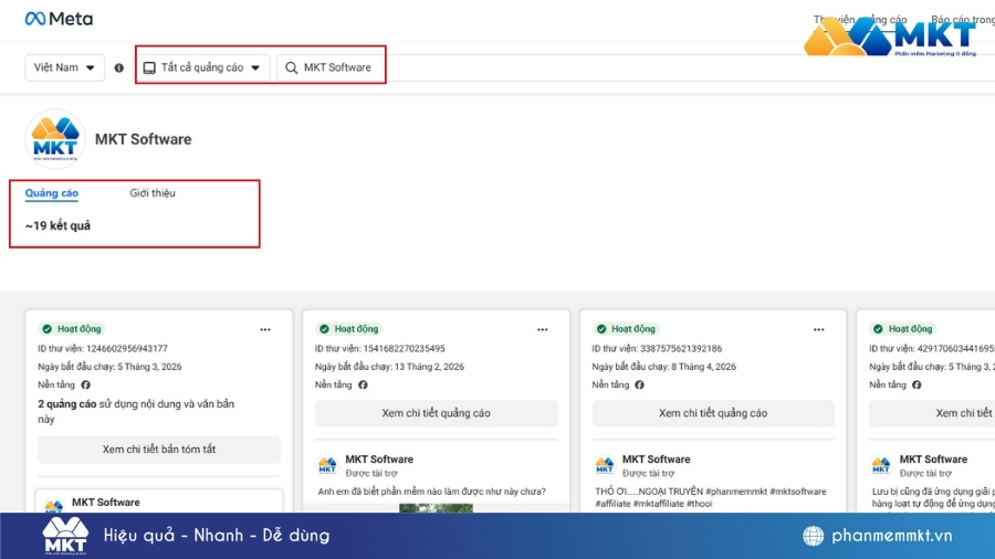 Thư viện quảng cáo Facebook là gì? Cách nghiên cứu đối thủ trên Facebook Ad Library 2 Nghiên cứu đối thủ trên Facebook Ad Library