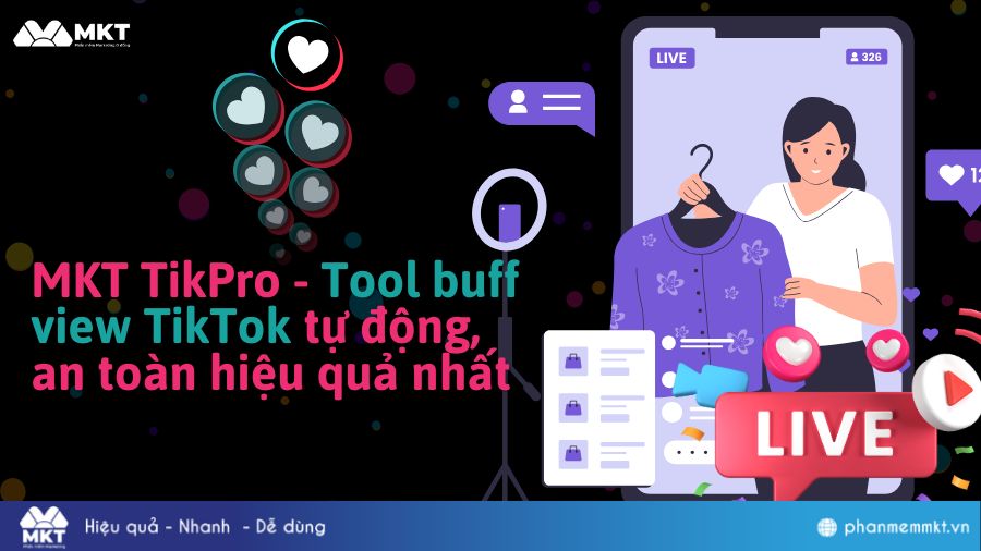 Tool buff view TikTok tự động