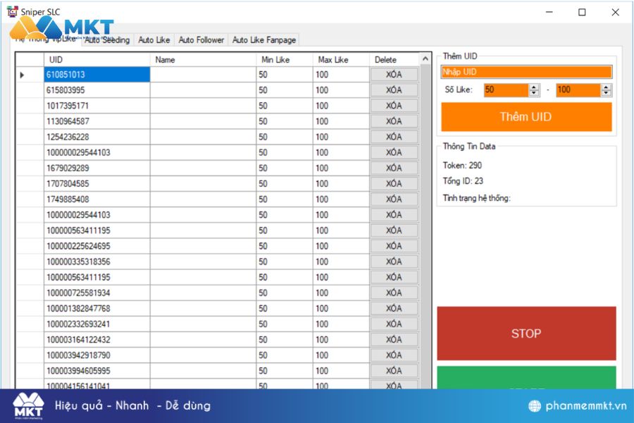 Tool nuôi nick Facebook trên điện thoại 