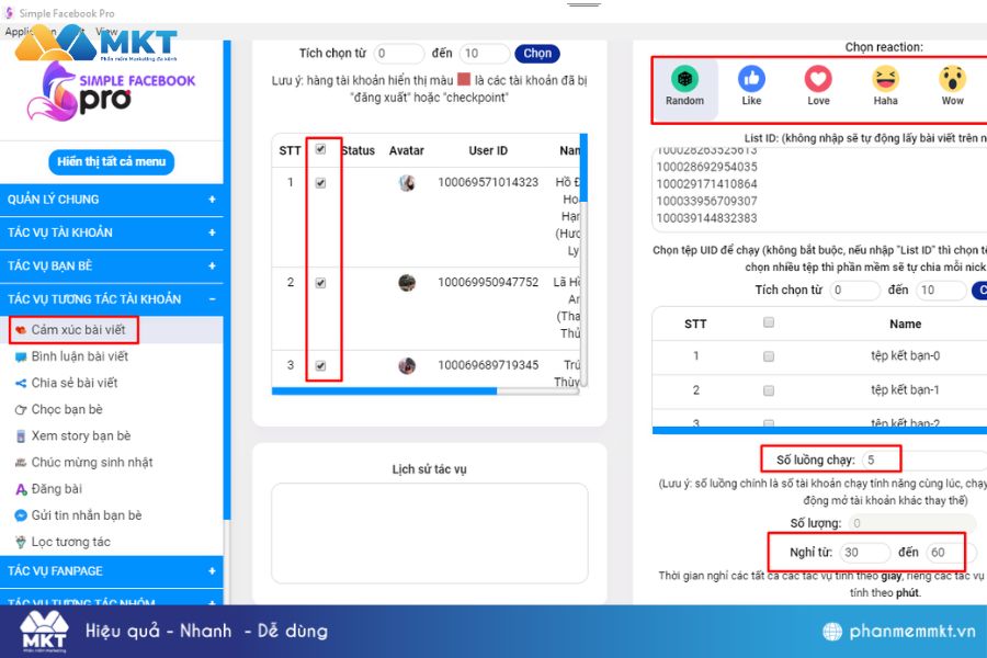 Tool nuôi nick Facebook trên điện thoại 